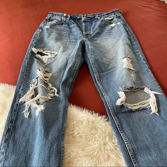 GAP cheeky straight distressed button fly jeans - Picture 6 of 6